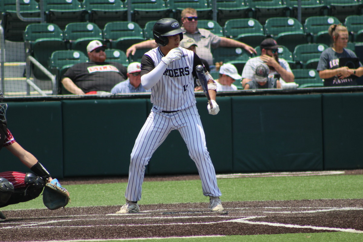 Texarkana Liberty-Eylau Canyon Randall 4A UIL state semifinals Texas baseball playoffs 060723 Andrew McCulloch 83